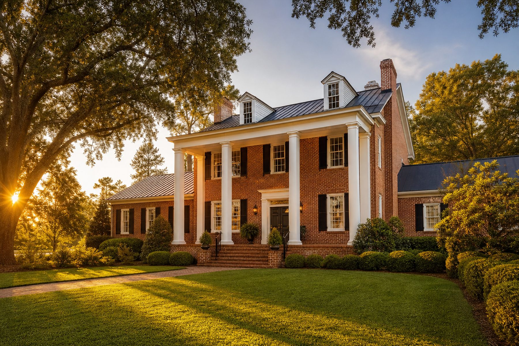 A classic brick home in Upstate South Carolina